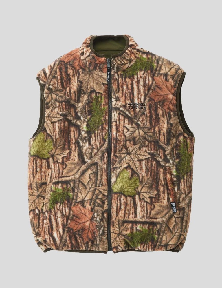 Gilet foglia camo
